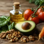 Полезные жиры и овощи на столе — сочетания продуктов для биодоступности нутриентов