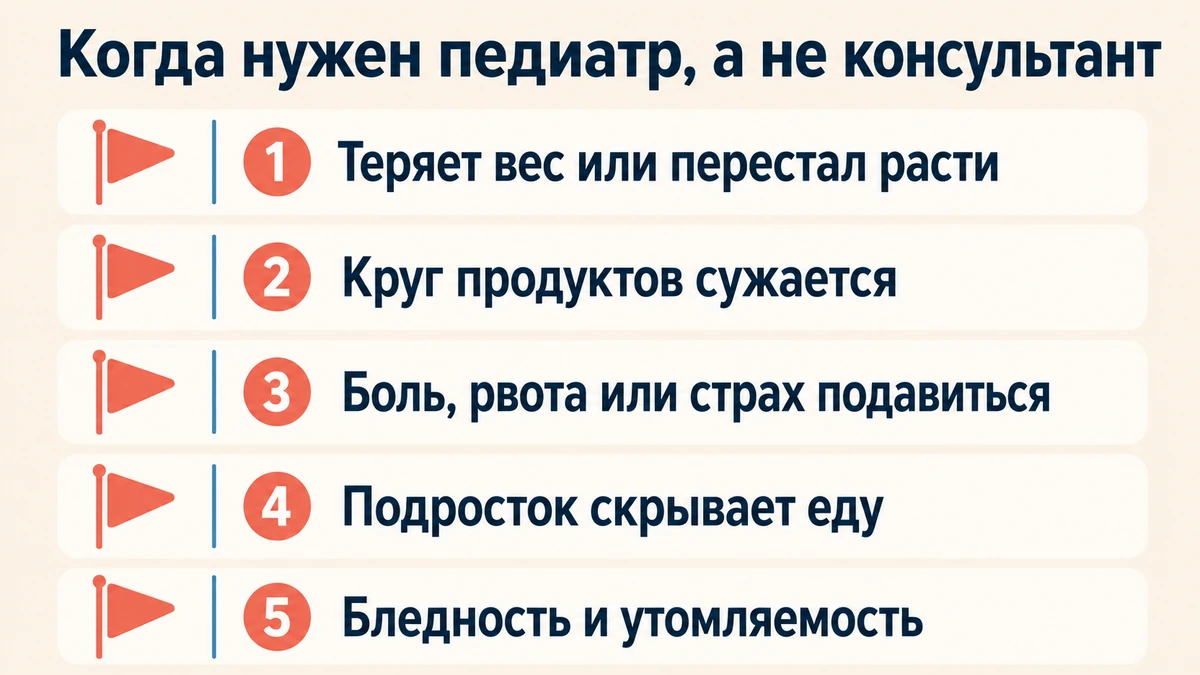 Инфографика: размер детской порции по ладони ребёнка — белок, гарнир, овощи, фрукты
